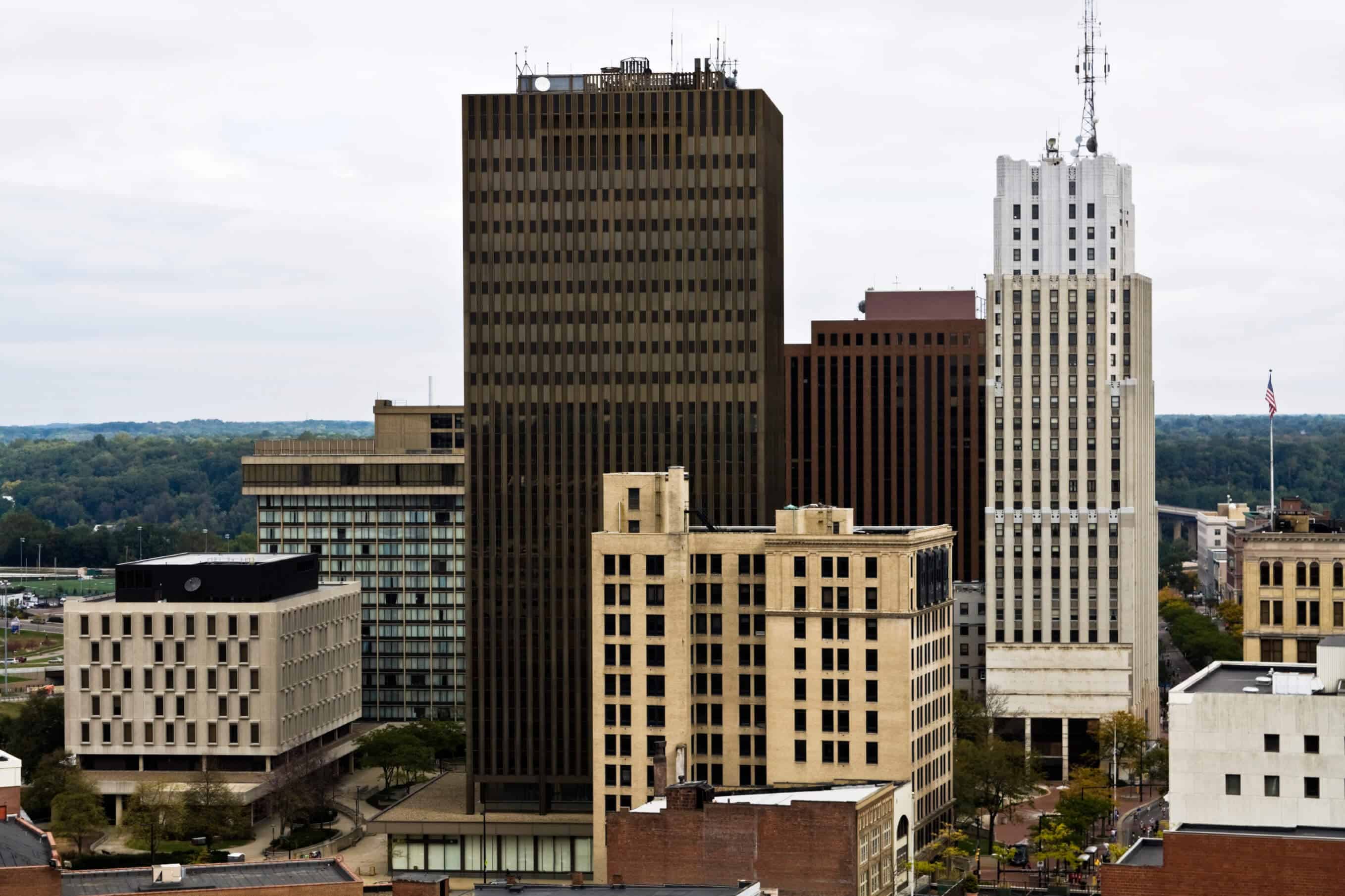 View of Downtown Akron, Ohio
