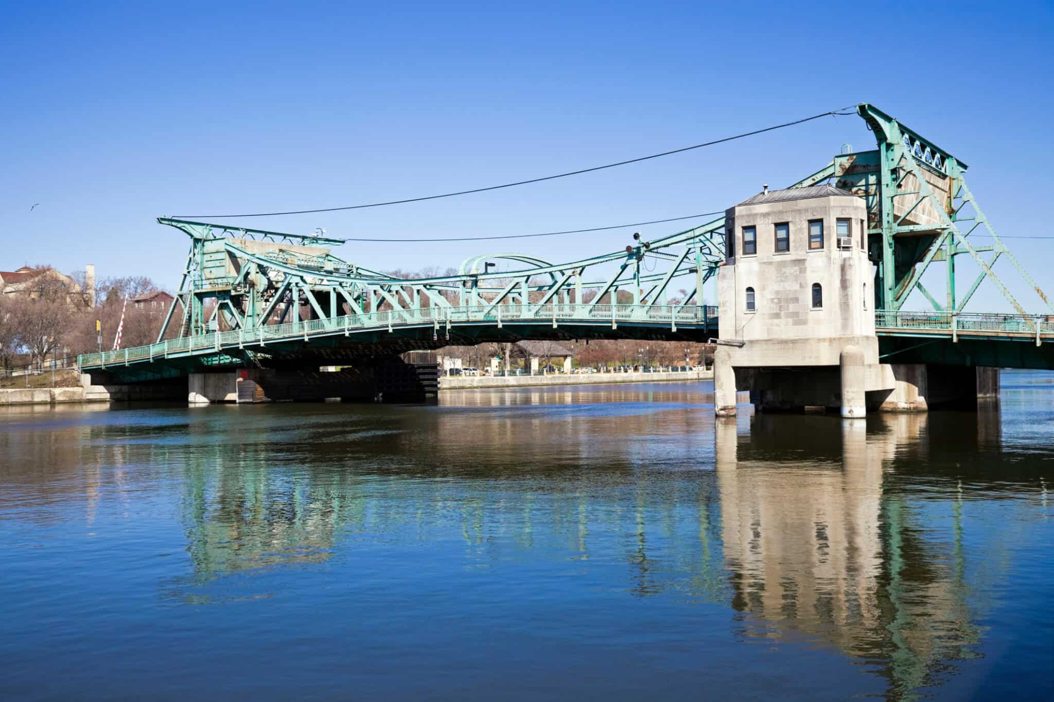 Historic bridge in Joliet